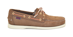 DOCKSIDES PORTLAND MOCASSINO DA BARCA UOMO BROWN SEAL YELLOW NUBUCK